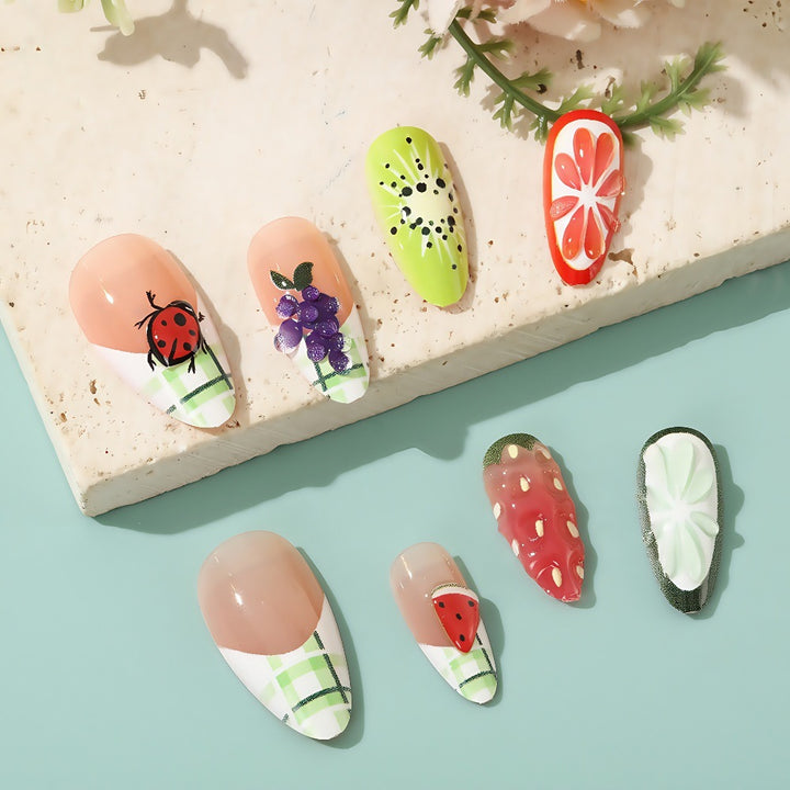 Creative and cheerful art nails Stornfield
