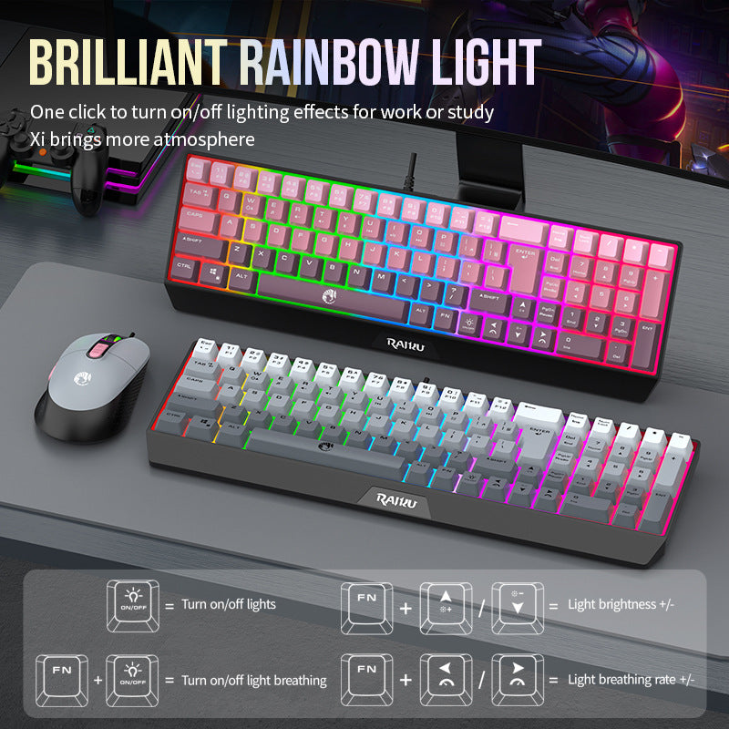 Ergonomic RGB Gaming Keyboard Stornfield