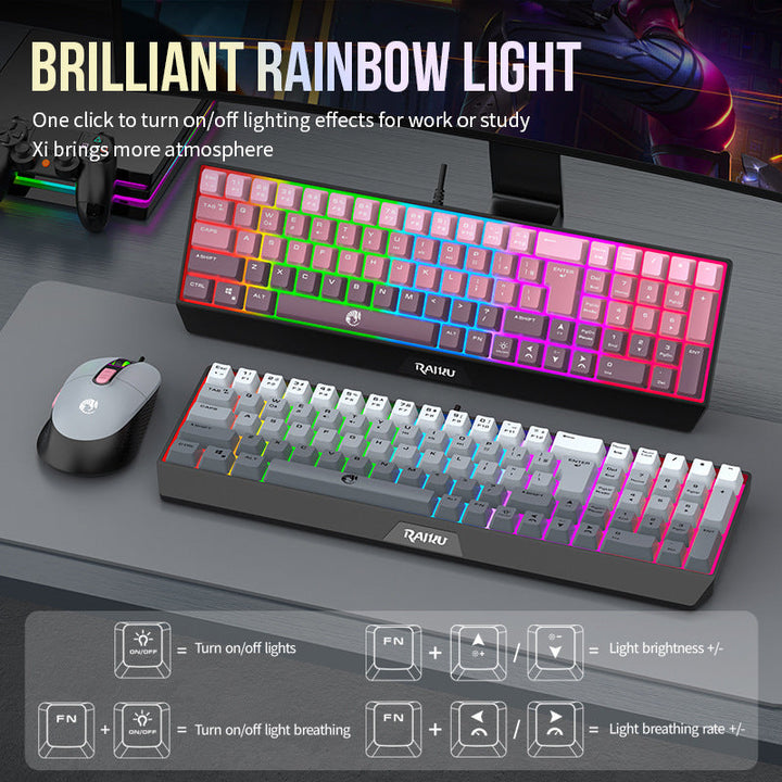Ergonomic RGB Gaming Keyboard Stornfield