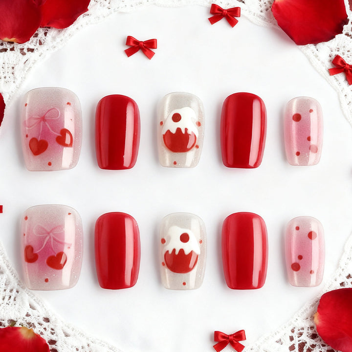Decorative Themed Press-On Nail Set Stornfield