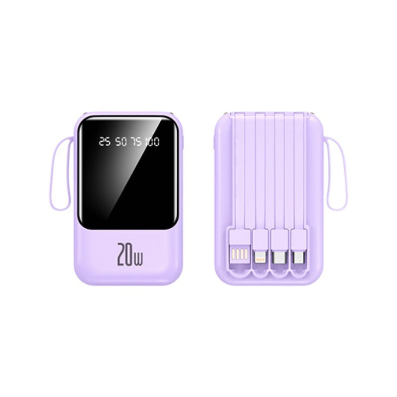 Portable power bank with state-of-the-art charging display and fast USB-C connection Stornfield