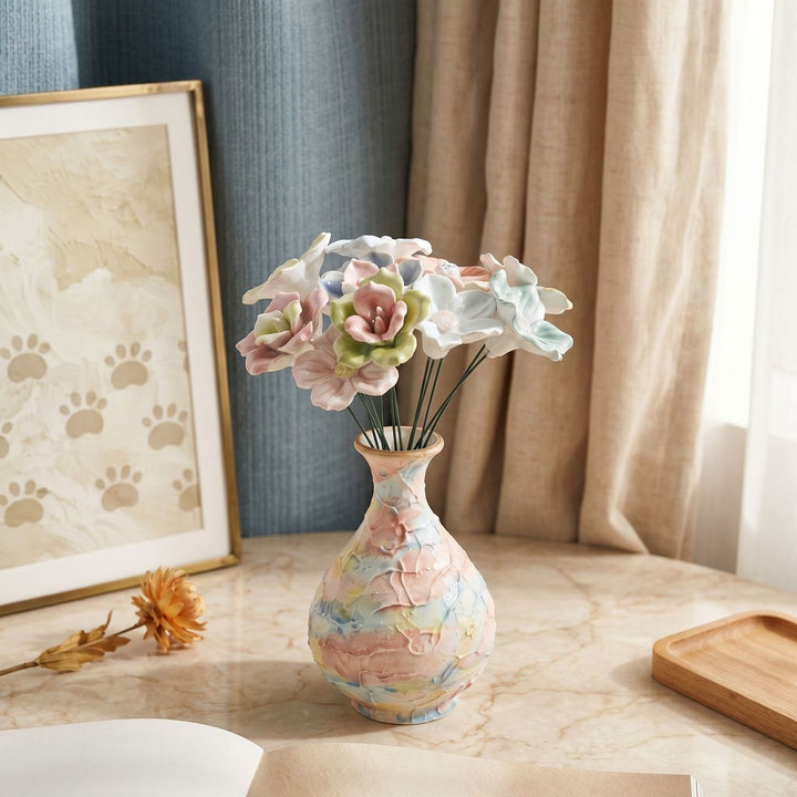 Artistic Handmade Ceramic Vase Set