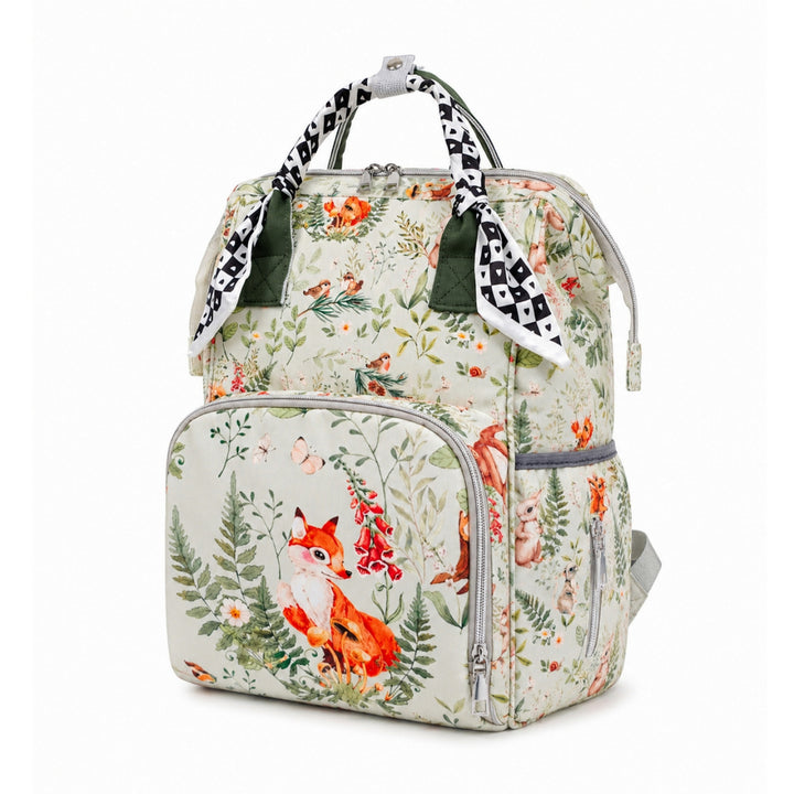 Floral Design Multi-Functional Travel Backpack Stornfield