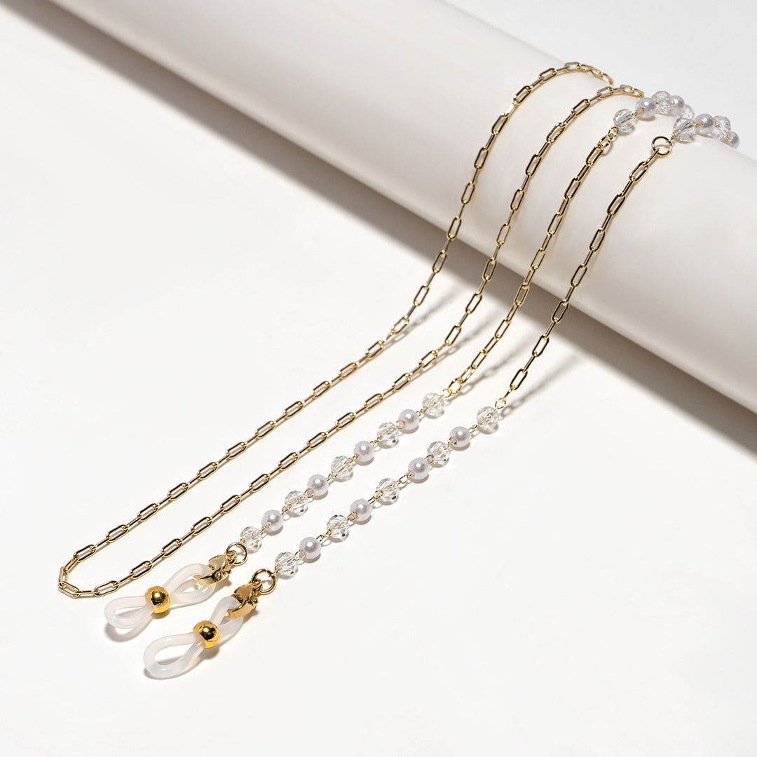 Crystal and Pearl Beaded Eyewear Chain Stornfield