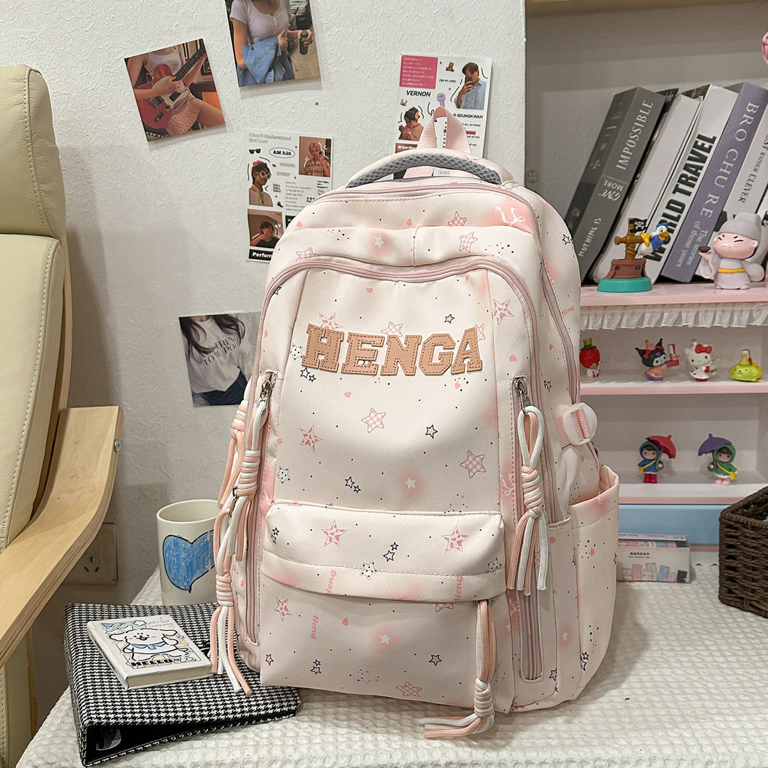 Stylish Multi-Functional Backpack with Decorative Accents Stornfield