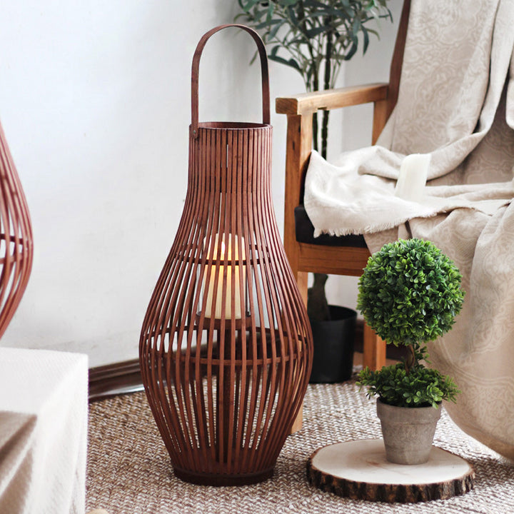 Elegant Rattan Lantern Stornfield