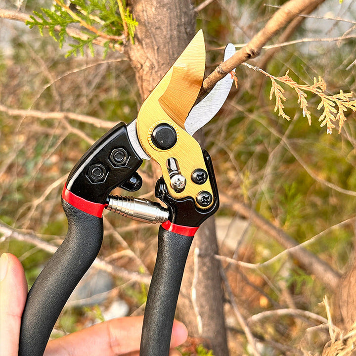Precision bypass pruning shears with Ergonomic non-slip handles Stornfield