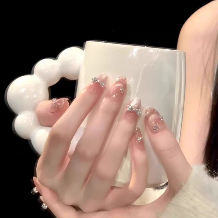 Glossy Square Tip Press-On Nail Set Stornfield