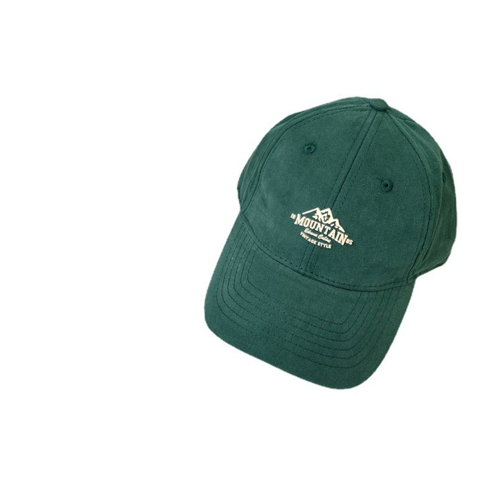 Men's Vintage-Inspired Mountain Graphic Baseball Cap Stornfield