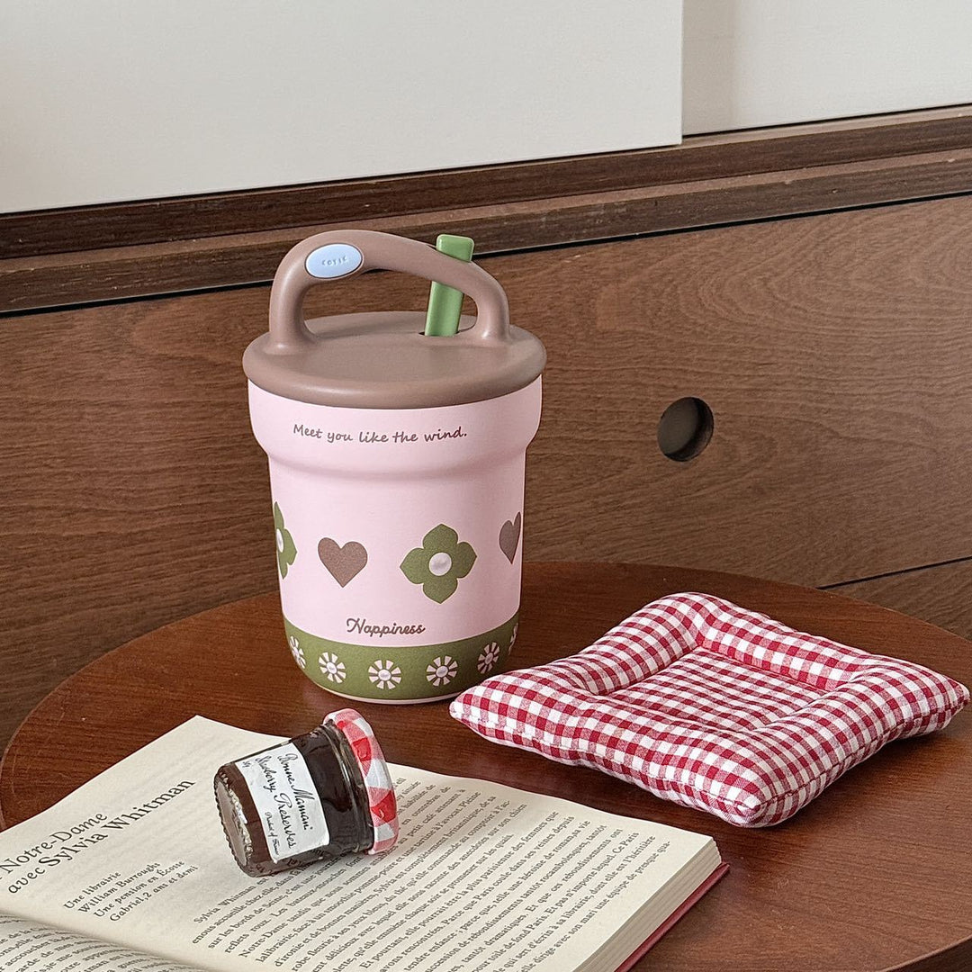 Ladies cheerful thermos with practical handle Stornfield