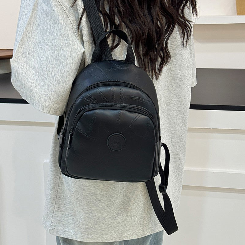 Compact Textured Backpack Stornfield