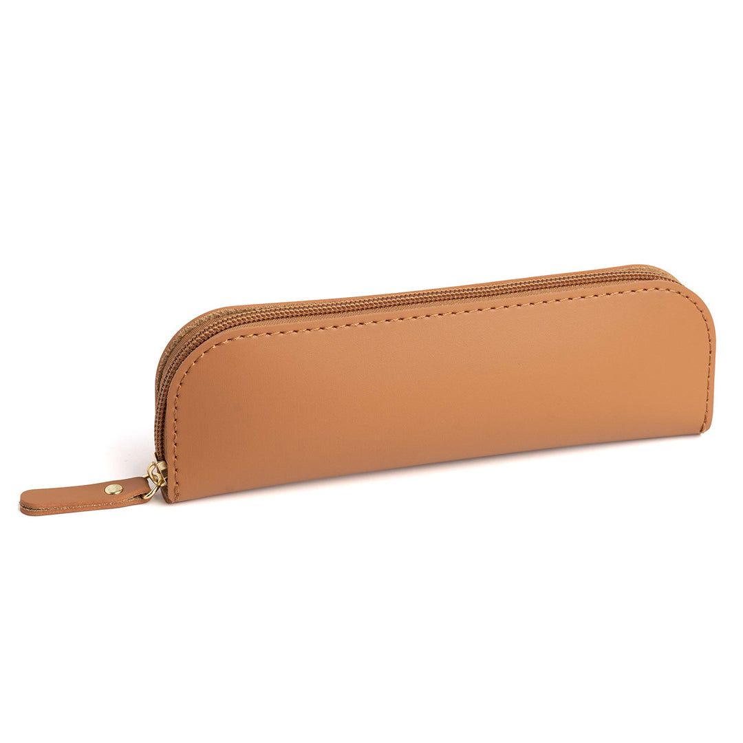 Zippered Leather Pencil Case Stornfield