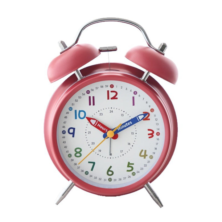 Learning clock with double bell mechanism Stornfield