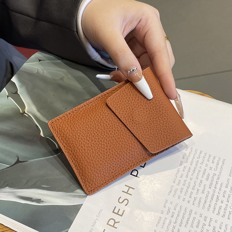 Premium Textured Leather Card Holder Stornfield
