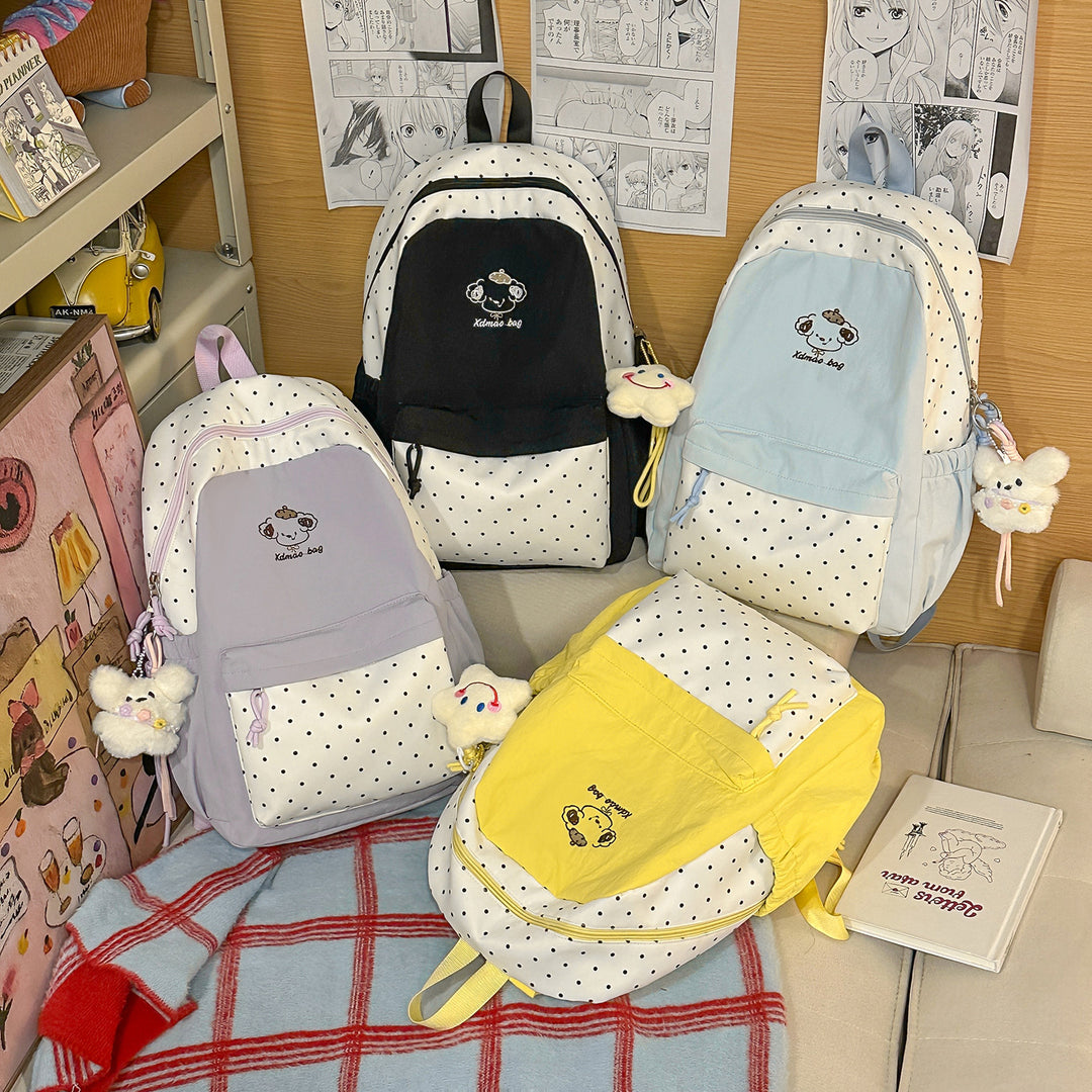Versatile Polka Dot Backpack Stornfield