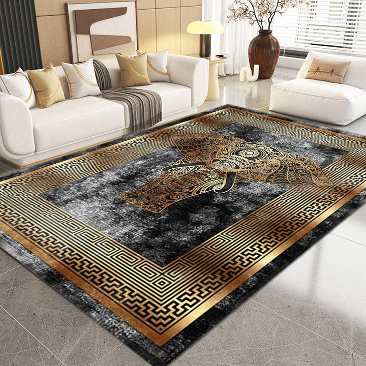 Geometric Weave Pattern Area Rug