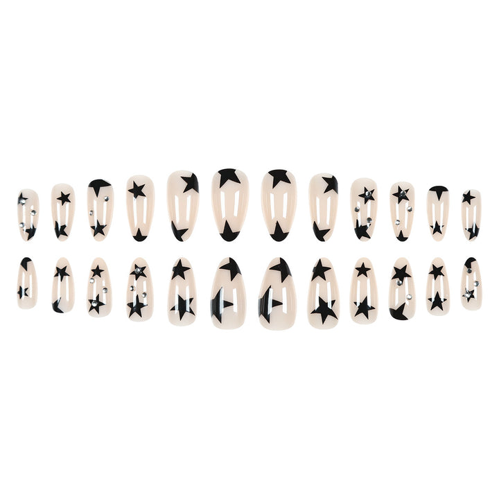 Star-Accented Stiletto Press-On Nails Stornfield