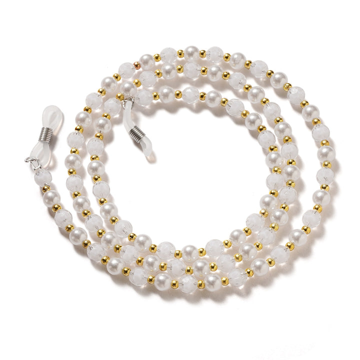 Elegant Pearl and Crystal Eyewear Chain Stornfield
