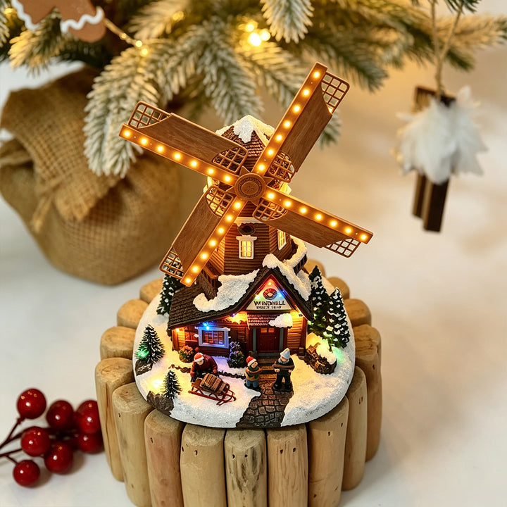 Nostalgic Christmas Windmill Decoration Stornfield