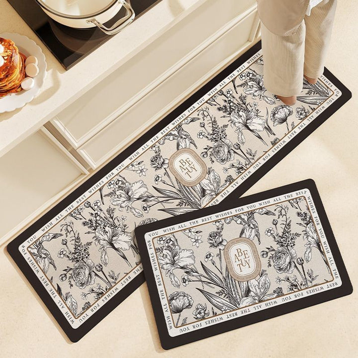 Floral Pattern Comfort Mat