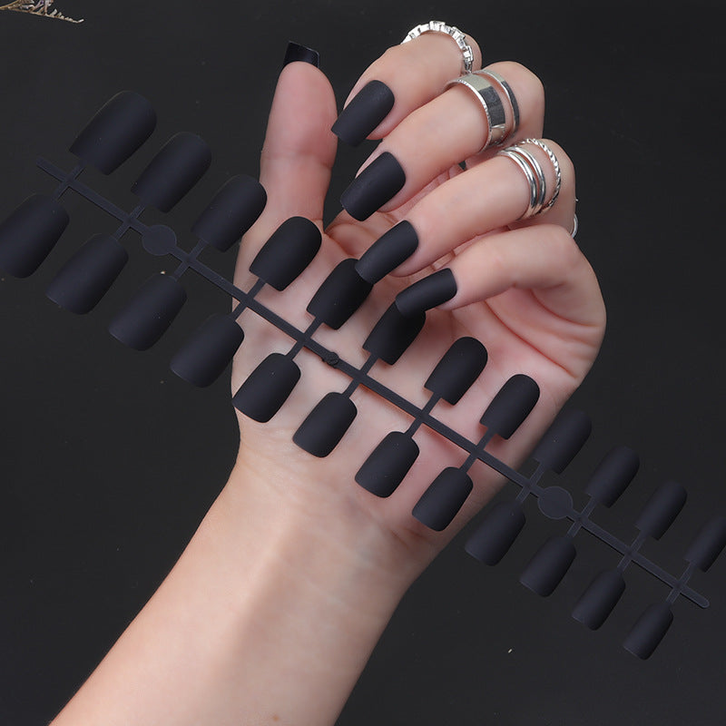 Matte Finish Press-On Nail Set Stornfield