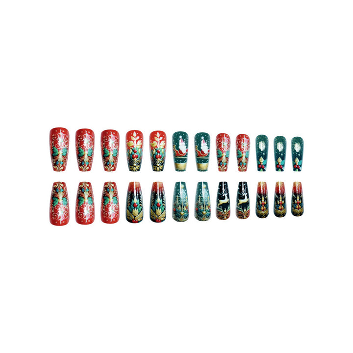 Festive Holiday Nail Art Set Stornfield