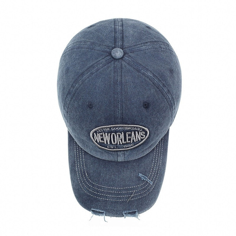 Women's Distressed Cotton Baseball Cap Stornfield 1784083760