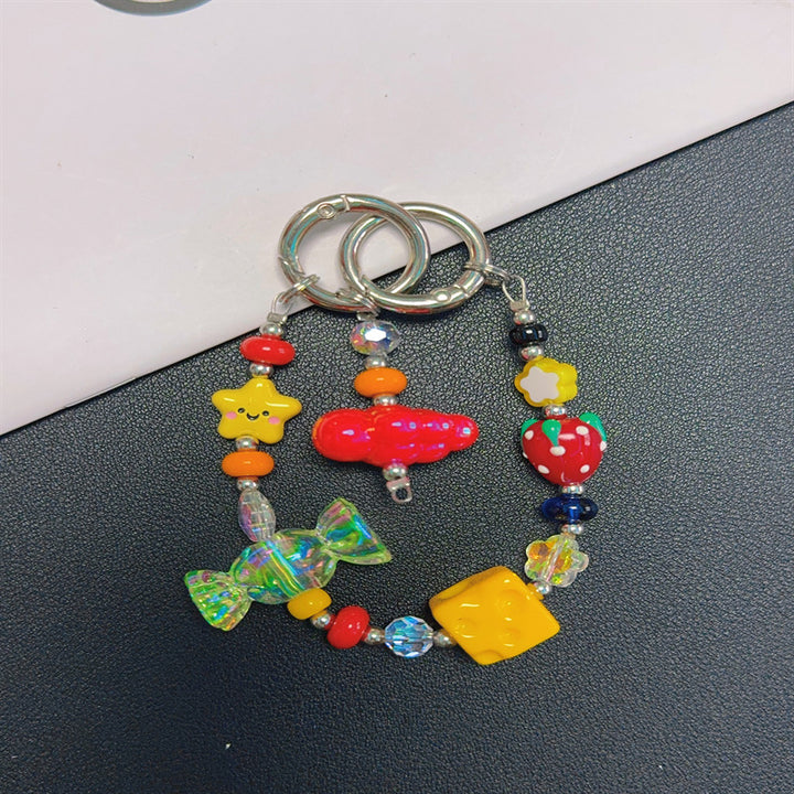 Decorative Beaded Charm Keychain Stornfield 1790135676