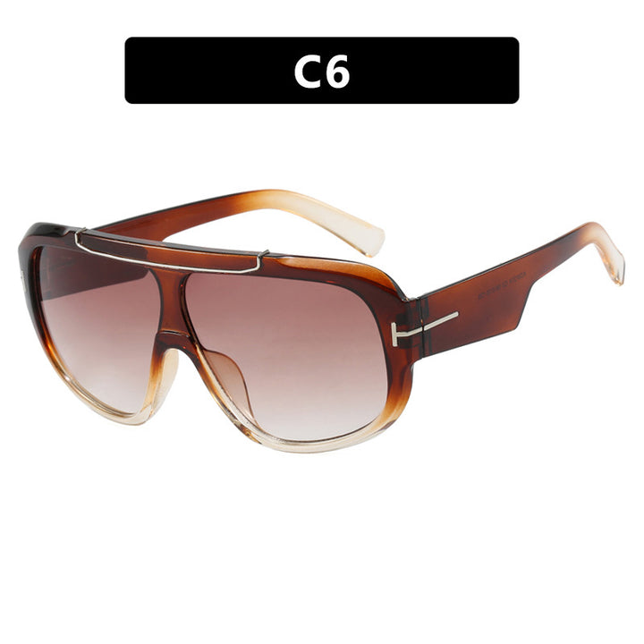 Ladies oversized sunglasses in a modern, transparent design Stornfield
