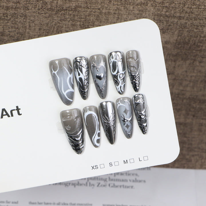 Artistic Premium Press-On Nail Design Stornfield