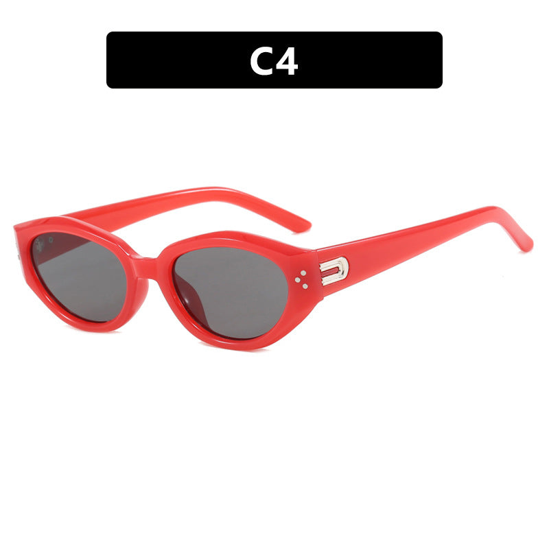 Women Cat-Eye Sunglasses with accentuated transparent frame and UV protection Stornfield