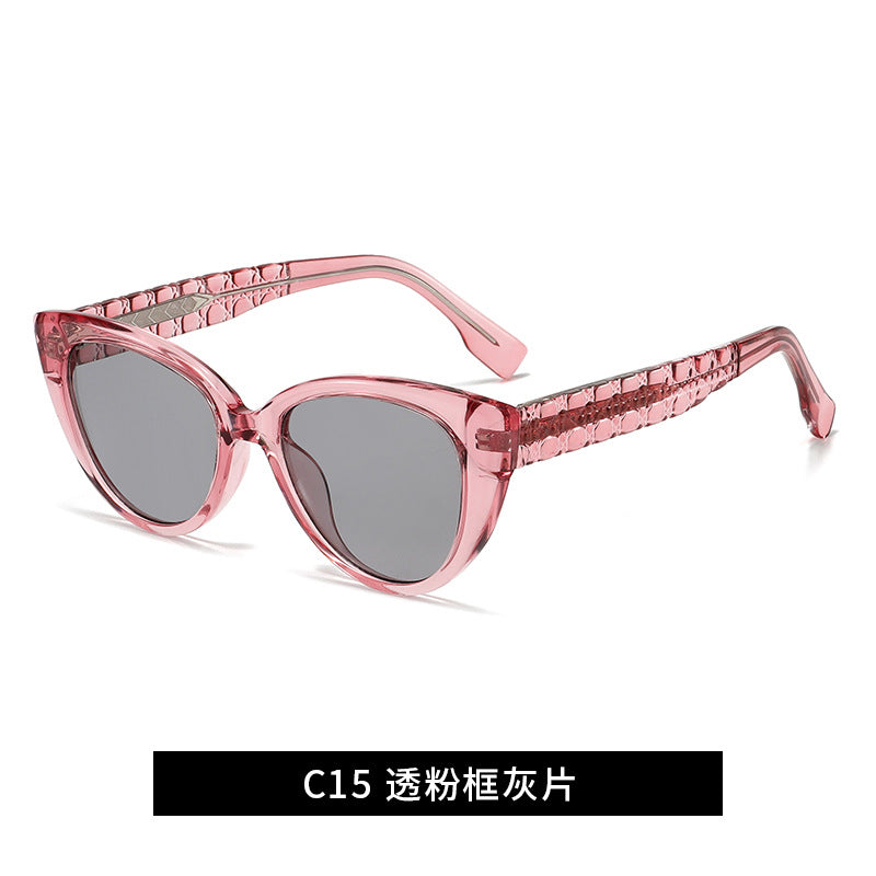 Women's Cat-Eye Sunglasses with Decorative Bridge Stornfield
