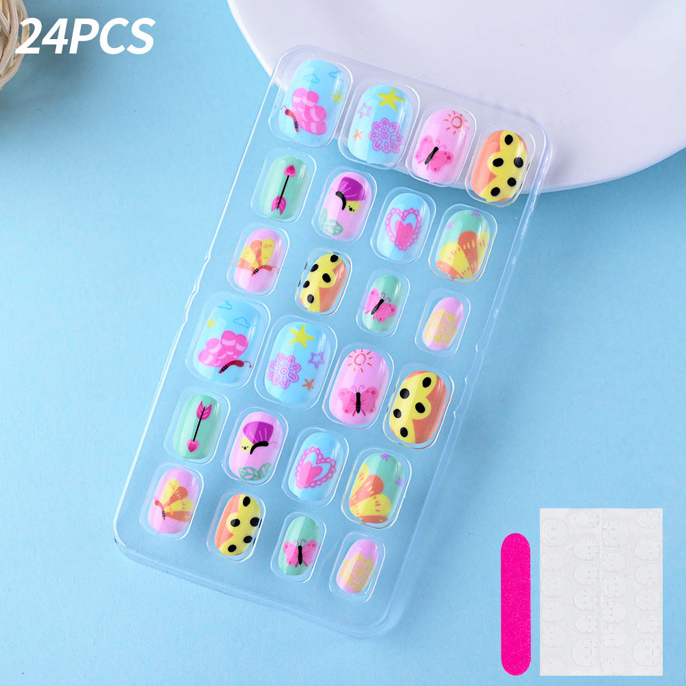 Themed Summer Beach Nail Art Press-On Nails Stornfield