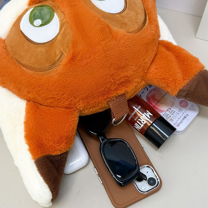 Plush backpack with cute fox design Stornfield