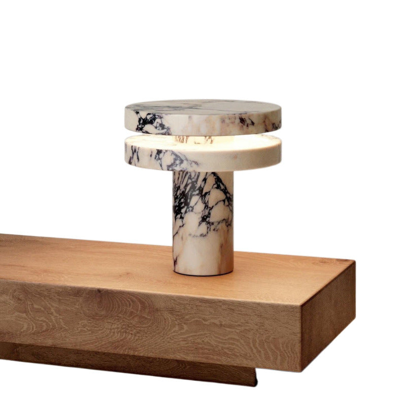 Contemporary Marble Accent Lamp