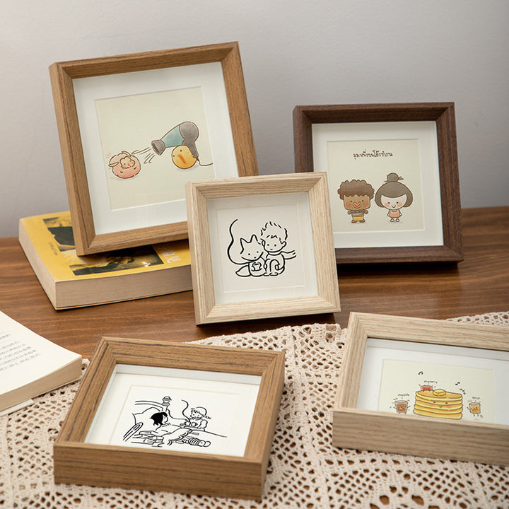 Charming Illustrated Art Display Frame for Home