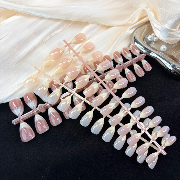 Natural Glossy Press-On Nail Set Stornfield