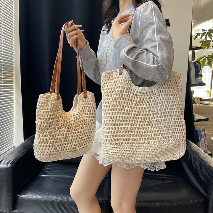 Handwoven Seagrass Beach Tote