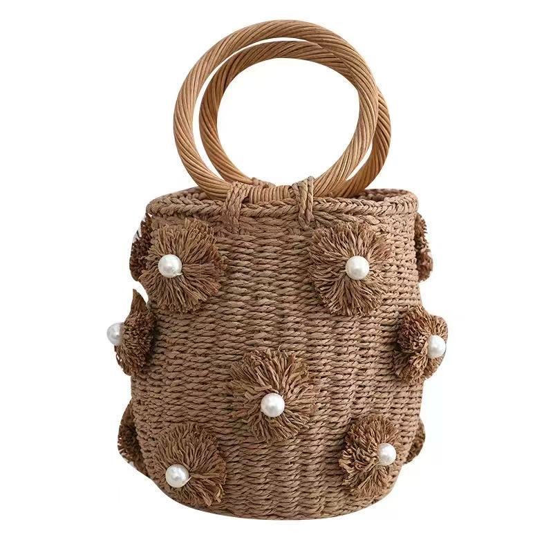 Refined handbag with pearl applications Stornfield
