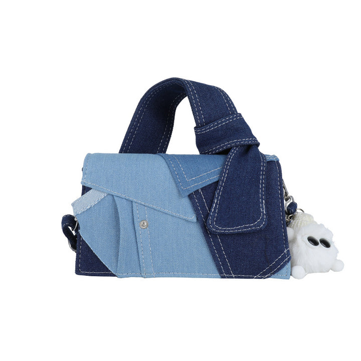 Unique Denim Crossbody Handbag