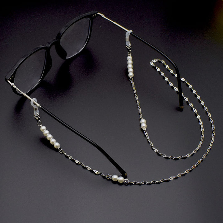 Decorative Pearl-Linked Eyewear Chain Stornfield