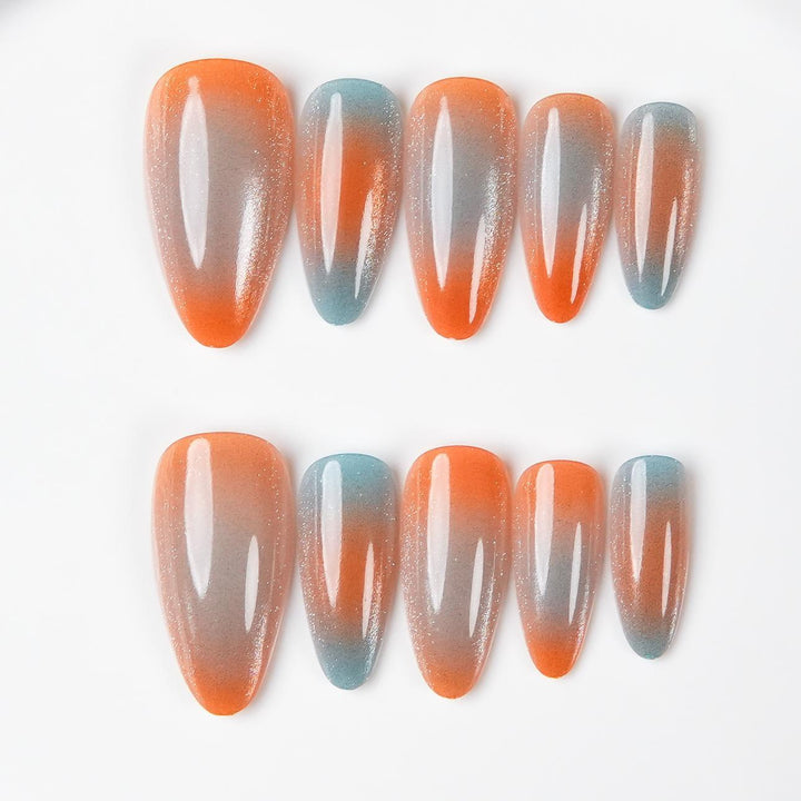 Ombre Glitter Press-On Nail Set