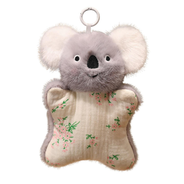 Plush Bunny Muslin Comforter with Faux-Fur Head, Star-Shaped Cuddle Pillow & Hanging Loop Stornfield