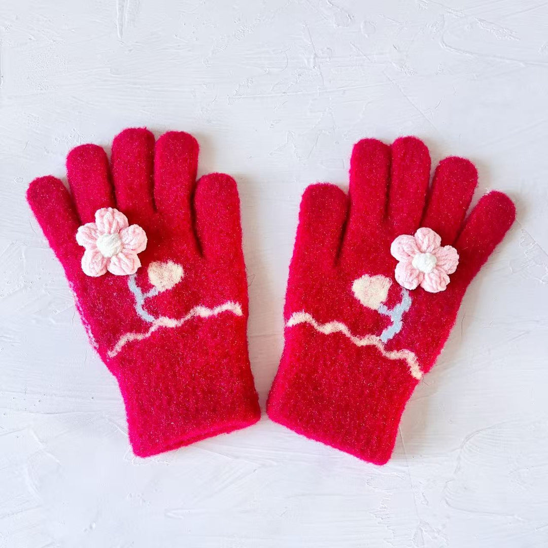 Butterfly Embellished Touchscreen Gloves Stornfield