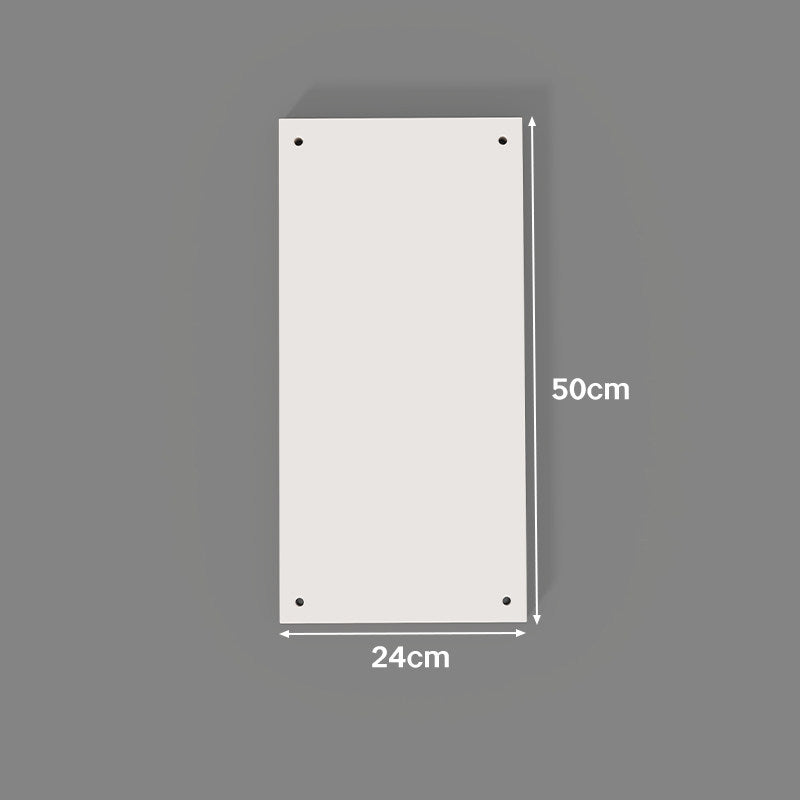 Heavy-Duty Square Mounting Cover Plate with Four Corner Fastener Holes