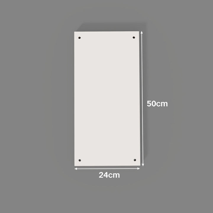 Heavy-Duty Square Mounting Cover Plate with Four Corner Fastener Holes