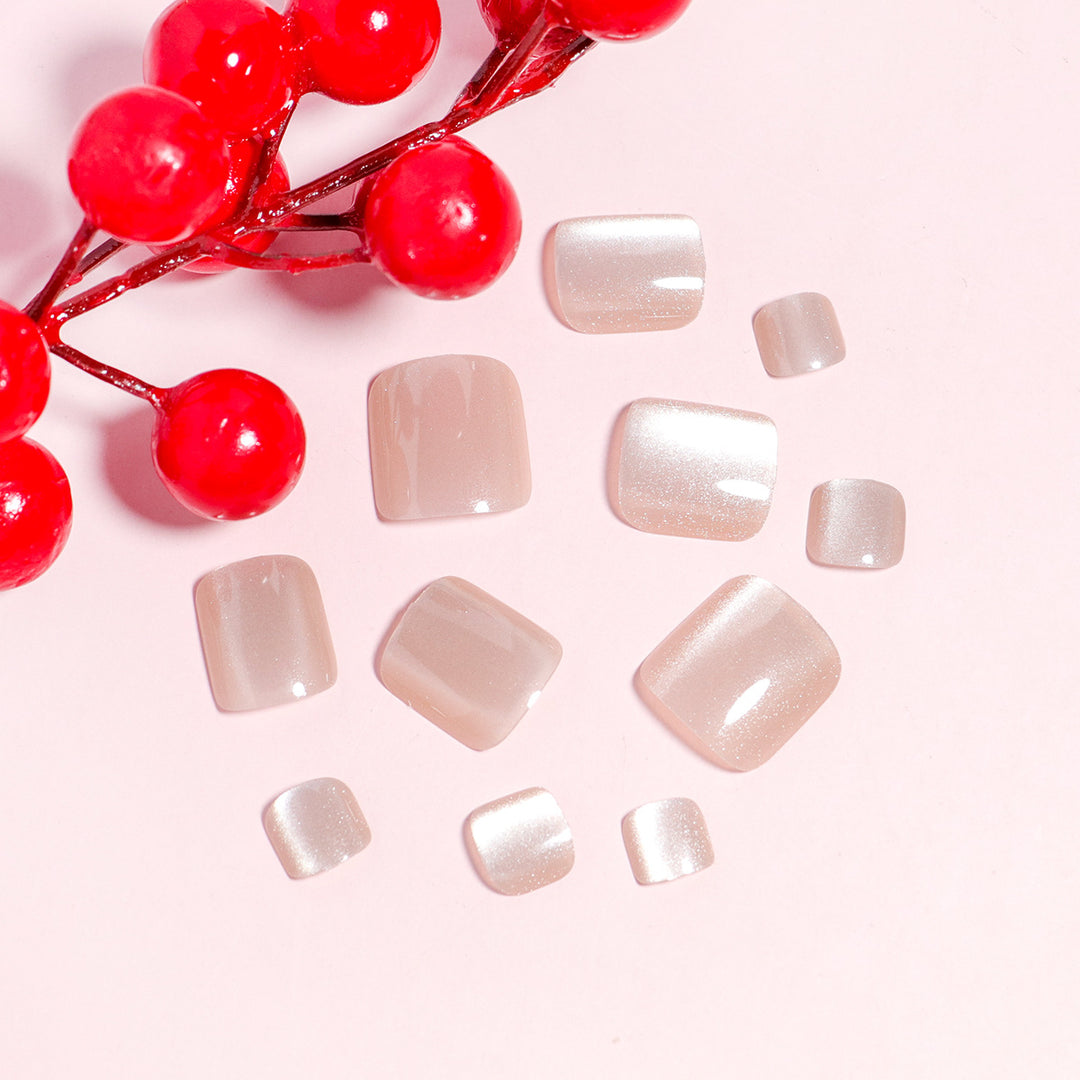 Premium Pedicure Press-On Toe Nails Stornfield