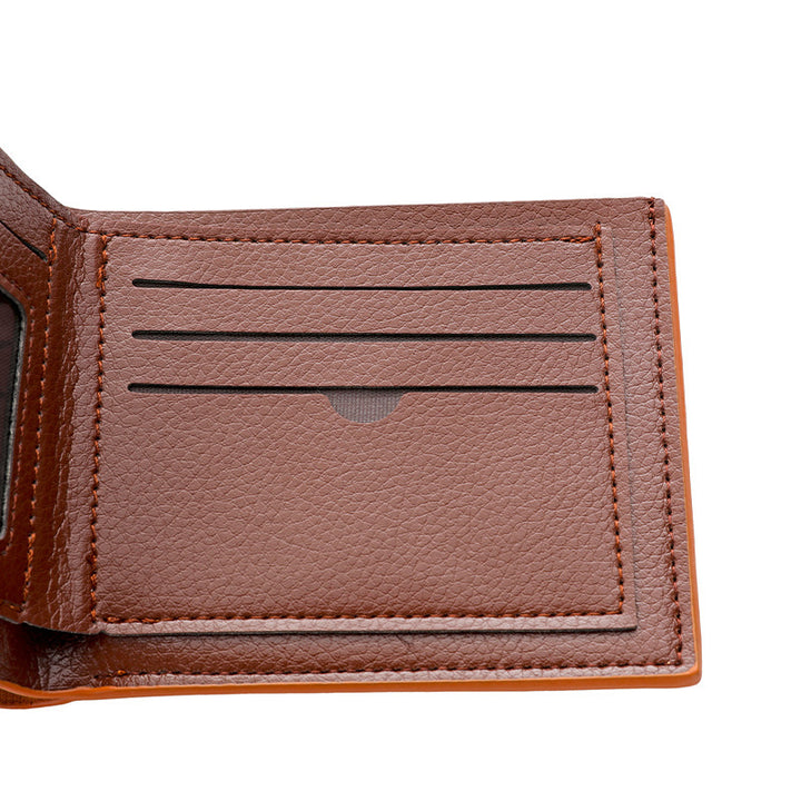 Textured Bi-Fold Leather Wallet Stornfield