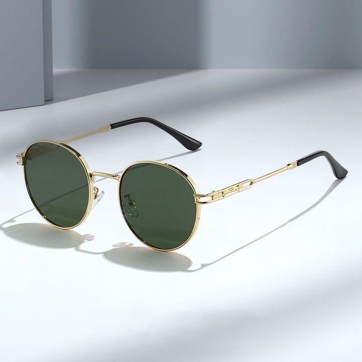 Women's Fashion Sunglasses in Minimalist Round Frame Stornfield