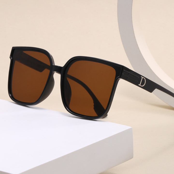 Women stylish square sunglasses with transparent frame Stornfield